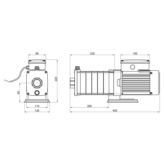 Насос самовсасывающий многоступенчатый Thermo Alliance SRM-306 0,92 кВт (TASRM306092)