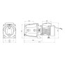 Насос самовсасывающий центробежный Thermo Alliance D-JETm-125M 0,92 кВт (TADJETM125M092)