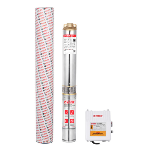 Насос свердловинний відцентровий Koer 4SDM 2/9 + пульт (KP2627)
