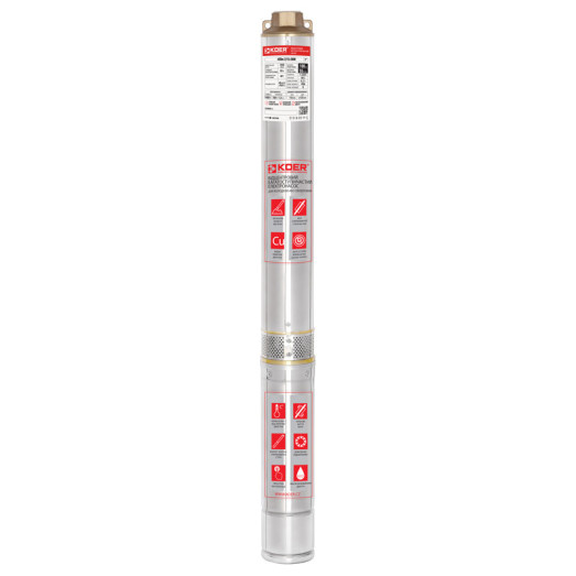 Насос свердловинний відцентровий Koer 4SDM 2/15 + пульт (KP2636