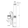Насос погружной центробежный Thermo Alliance 4SSM2-15 0,75 кВт с пультом (TA4SSMP215075)