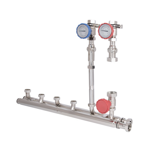 Насосная группа Thermo Alliance Forte Quick System прямая линия 1" (без насоса) правое подключение (TAF-QSPGR1)