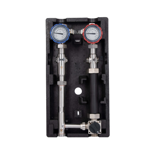 Насосная группа Thermo Alliance Forte Quick System с трехходовым клапаном без сервомотора, без насоса, правое подключение 1" (TAF-QSPGR3)