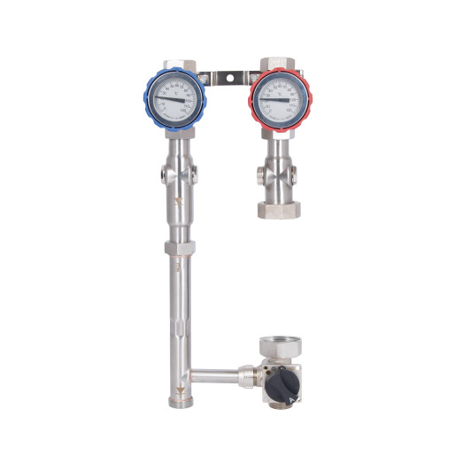 Насосная группа Thermo Alliance Forte Quick System с трехходовым клапаном без сервомотора, без насоса, правое подключение 1" (TAF-QSPGR3)