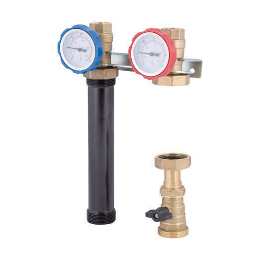 Насосна група Icma 1 1/2" підключення справа без насоса №R003 (93R003AED05)