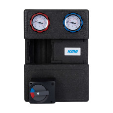Насосна група Icma №R001 1 1/2"x1" підключення ліворуч, без насоса (93R001AFS53SC)