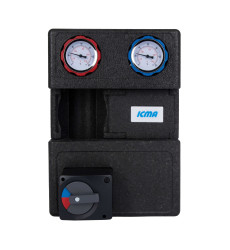 Насосна група Icma №R001 1 1/2"x1" підключення ліворуч, без насоса (93R001AFS53SC)