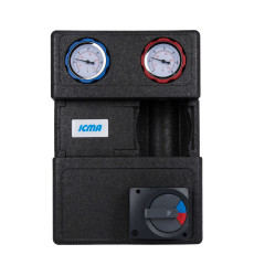 Насосна група Icma №R001 1 1/2"x1" підключення праворуч, без насоса (93R001AFD53SC)