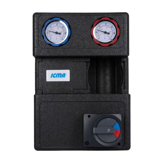 Насосна група Icma №R001 1 1/2"x1" підключення праворуч, без насоса (93R001AFD53SC)