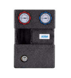 Насосна група Icma №R004 1 1/2"x1" підключення зліва, без насоса (93R004AFS5505SC)
