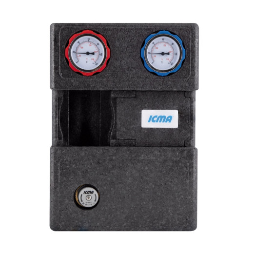 Насосна група Icma №R004 1 1/2"x1" підключення зліва, без насоса (93R004AFS5505SC)