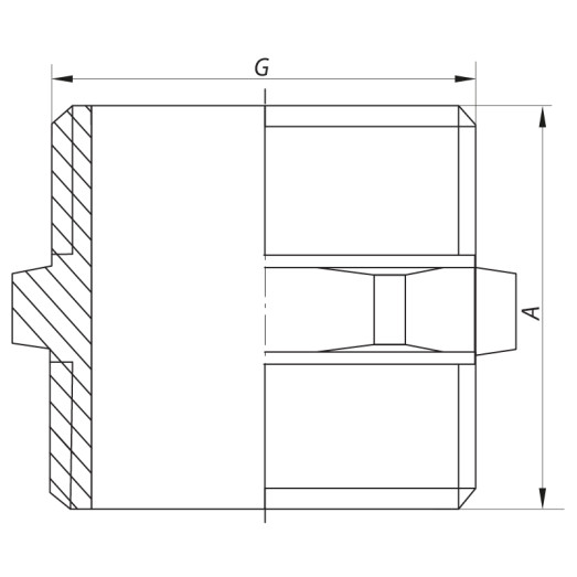 Ніпель 1 1/4" Koer KF.N12 (KF0031)