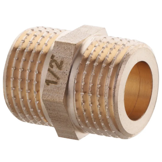 Ніпель Koer KF.N06A 1/2'' (під прокладку) без нікелю (KR3024)