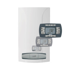 Газовий димохідний котел BAXI NUVOLA 3 COMFORT 280 i з бойлером 60 л (CSB454283580)