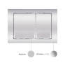 Панель смыва для унитаза Qtap Nest (QT0111M06028CRM)