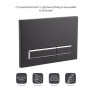 Панель змиву для унітаза Qtap Nest (QT0111M08V1091MB)
