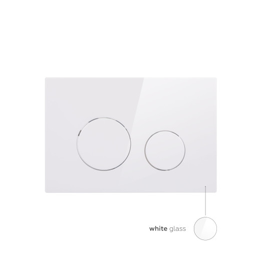 Панель смыва для унитаза Qtap Nest (QT0111M11110W)