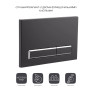 Панель смыва для унитаза Qtap Nest (QT0111V1107GB)