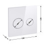 Панель змиву для унітаза Qtap Nest Uni (QT0211P01V1176W)