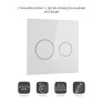 Панель змиву для унітаза Qtap Nest Uni (QT0211P01V1176W)
