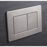 Панель смыва Koer KT-0612-02 из нержавеющей стали, кнопка квадратная SUS304 (KR6120)