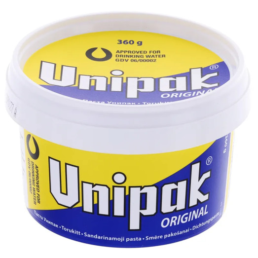 Паста для ущільнення різьбових з'єднань Unipak 360г (UP0580) Паста для ущільнення різьбових з'єднань Unipak 360г (UP0580)