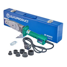 Паяльник для PPR труб, насадки плоские, 600W 20/32mm EUROPRODUCT EP.WM03 (EP6093)