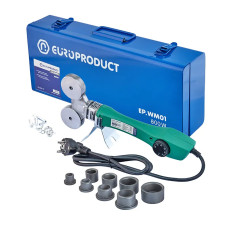 Паяльник для PPR труб, насадки плоские, 800W 20/40mm EUROPRODUCT EP.WM01 (EP6091)