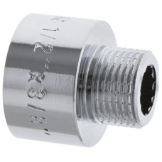 Перехідник (конектор) 3/8"х1/2" (хром) Koer KF.A0406.CHR (KF0137)