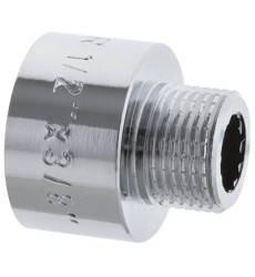 Перехідник (конектор) 3/8"х1/2" (хром) Koer KF.A0406.CHR (KF0137)