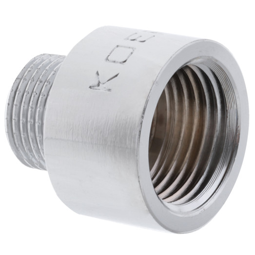Перехідник (конектор) 3/8"х1/2" (хром) Koer KF.A0406.CHR (KF0137)