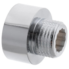 Перехідник (коннектор) 1/2"х3/4" (хром) Koer KF.A0608.CHR (KF0138)