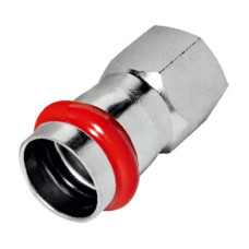 Переходник с внутренней резьбой Koer KQ.A2808F Press-Inox AISI 304 28x3/4" (KR6294)