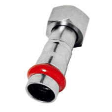 Переходник с накидной гайкой Koer KQ.A2208NF Press-Inox AISI 304 22x3/4" (KR6340)