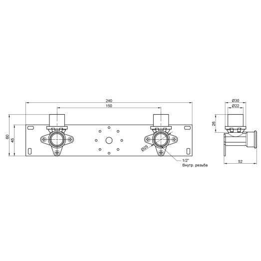 Планка пресс в сборе Icma 16х1/2" №412 (81412ADGH7506)