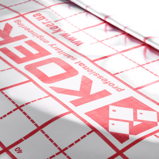 Плівка тепловідбивна металізована з розміткою 105 мкр Koer KR.8018 (KR3018)