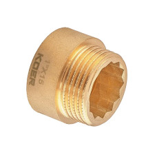 Подовжувач Koer KF.E10-15.WN - 1" 15мм без нікелю (KR5669)