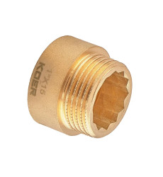 Подовжувач Koer KF.E10-15.WN - 1" 15мм без нікелю (KR5669)