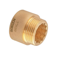 Подовжувач Koer KF.E10-20.WN - 1" 20мм без нікелю (KR5670)