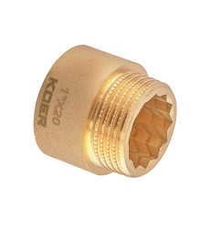 Подовжувач Koer KF.E10-20.WN - 1" 20мм без нікелю (KR5670)