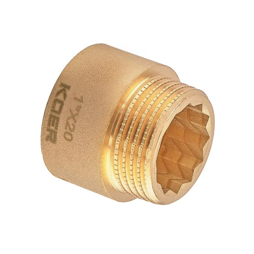 Подовжувач Koer KF.E10-20.WN - 1" 20мм без нікелю (KR5670)