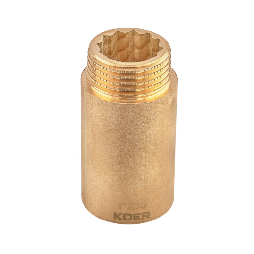 Подовжувач Koer KF.E10-50.WN - 1" 50мм без нікелю (KR5674)