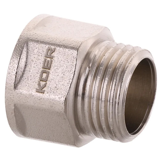 Подовжувач Koer WM.E06-15.WN - 1/2" 15мм (KR3002)