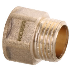 Подовжувач KOER WM.E06-15.WN - 1/2" 15мм Без нікелю (KR3009)