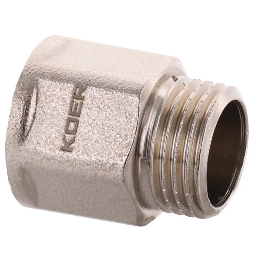 Подовжувач Koer WM.E06-20.WN - 1/2" 20мм (KR3003)