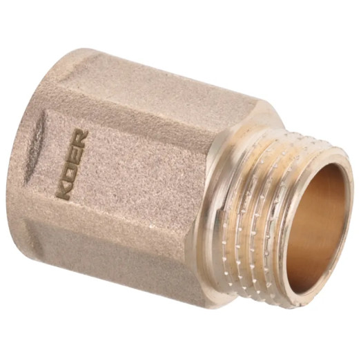 Подовжувач Koer WM.E06-25.WN - 1/2 " 25мм (Без нікелю) (KR3011)