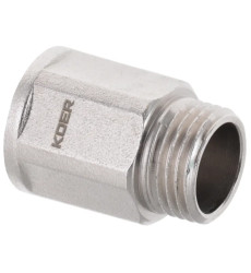 Подовжувач Koer WM.E06-25.WN - 1/2" 25мм (KR3004)