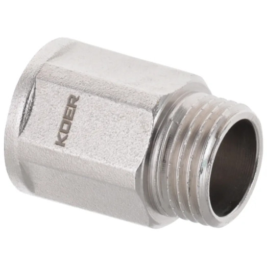 Подовжувач Koer WM.E06-25.WN - 1/2" 25мм (KR3004)