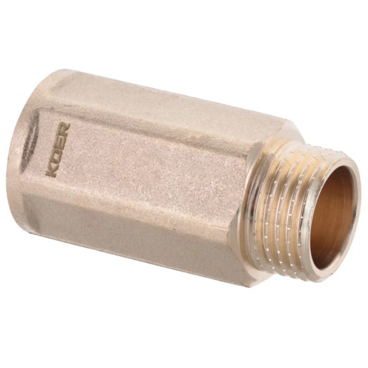 Подовжувач KOER WM.E06-40.WN - 1/2" 40мм (Без нікелю) (KR3013)