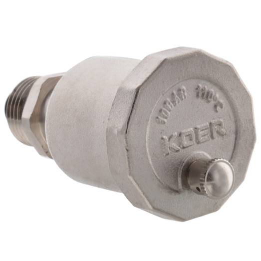 Воздухоотводчик автоматический прямой 1/2" с обратным клапаном Koer KR.1256 (KR2686)